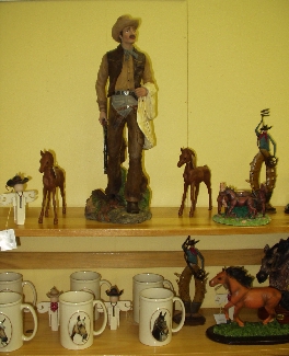 Cowboy and Horse Figurines